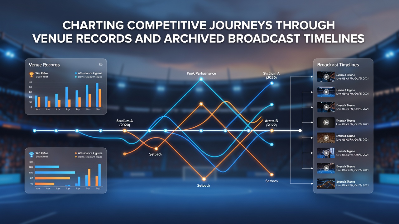 Übersicht über archivierte Venue-Daten und Broadcast-Timelines in Poker-Circuits